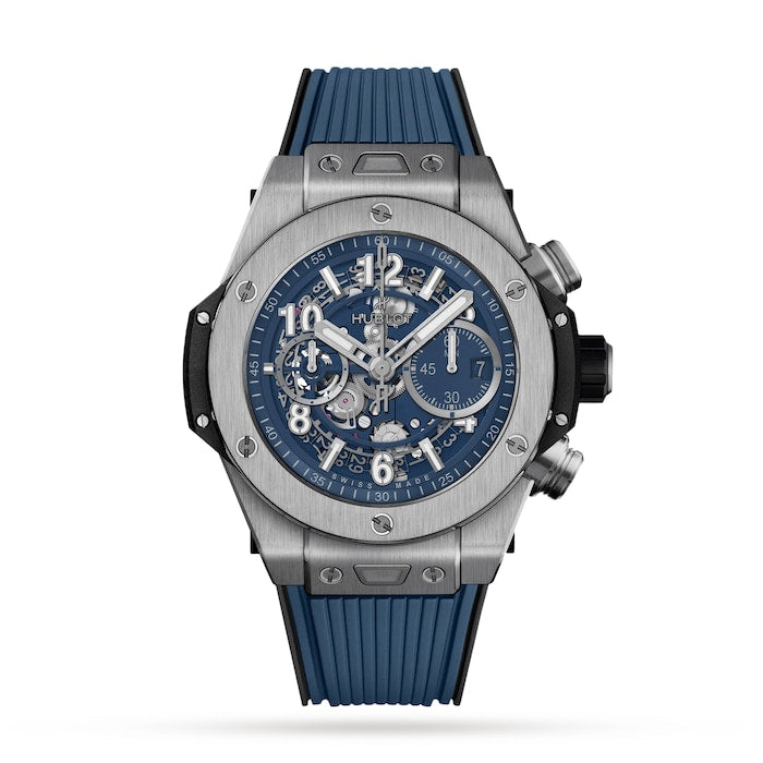 Big Bang Unico Titanium Blue 44mm Mens Watch