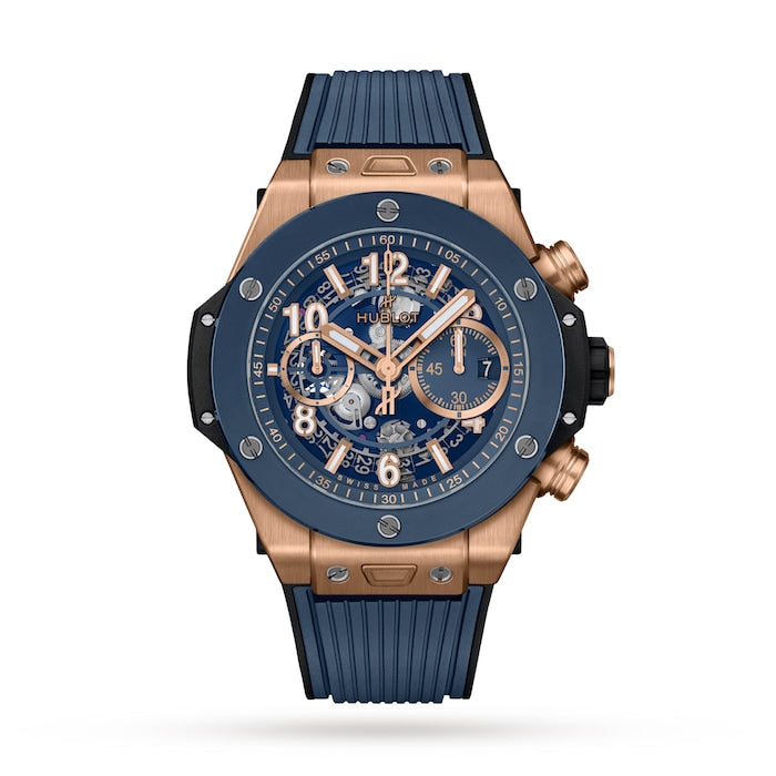 Big Bang Unico King Gold Blue Ceramic 44mm