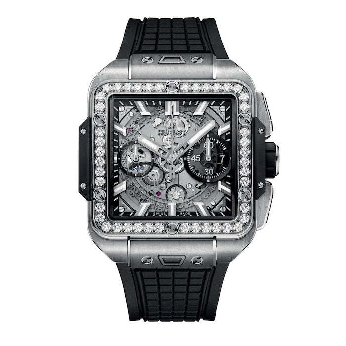 Square Bang Unico Titanium Diamonds 42mm