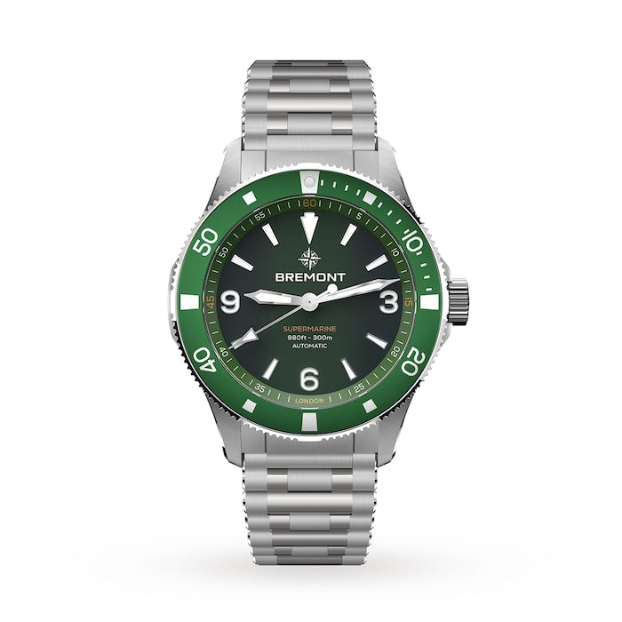 Supermarine 300M 40mm Mens Watch Green