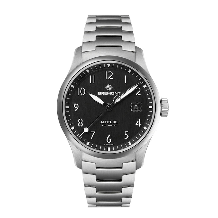 Altitude Date 39mm Mens Watch Black