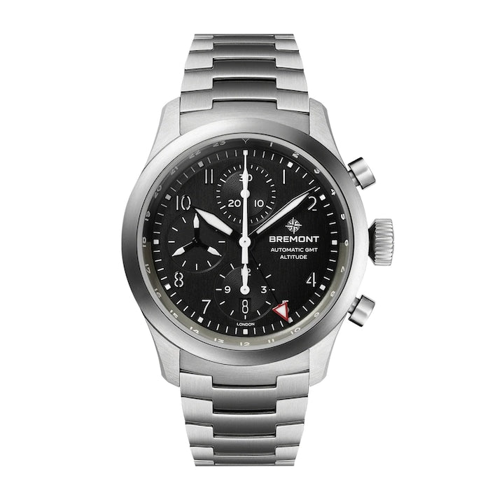 Altitude Chronograph GMT 42mm Mens Watch Black
