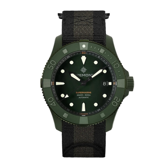 Supermarine Automatic 43mm Limited Edition Unisex Watch Green