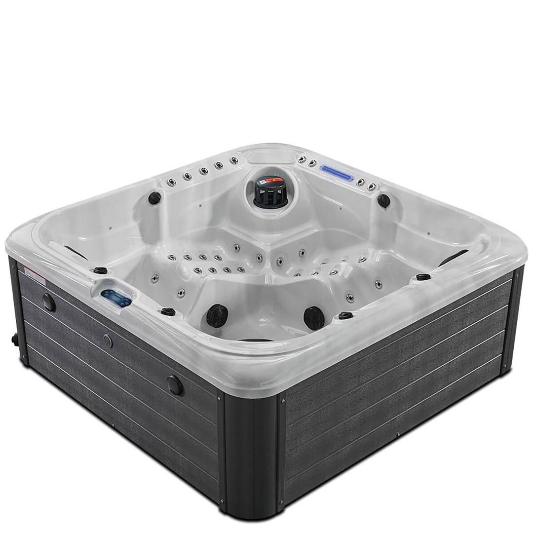 Blue Whale Spa San Julien 89-Jet 5 Person Hot Tub in White - Delivered and Installed