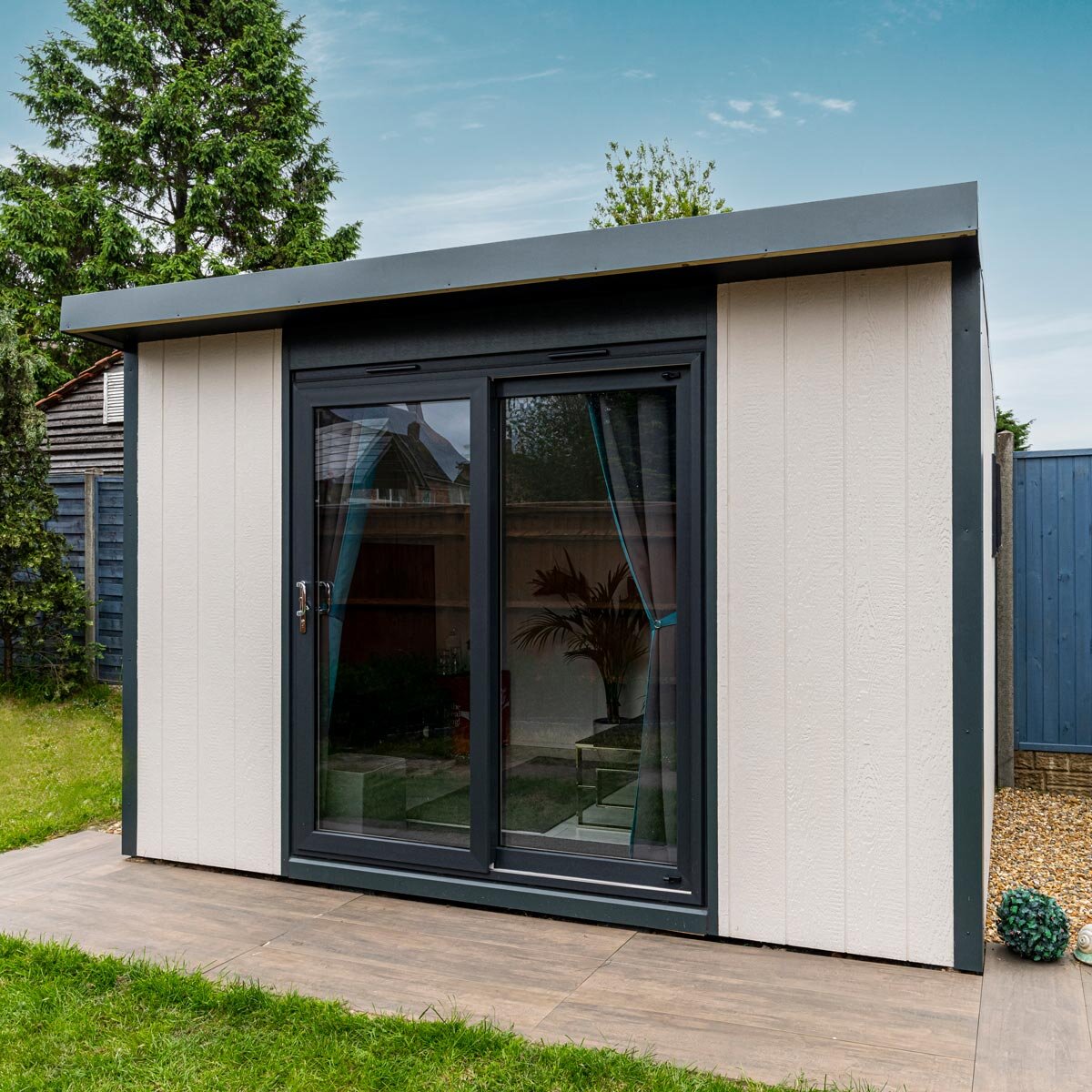 Installed Green Retreats Basebox Garden Room 3.6m x 2.4m – TieDex