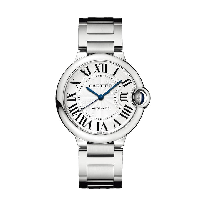 Ballon Bleu De Cartier Watch 36mm, Automatic Movement, Steel