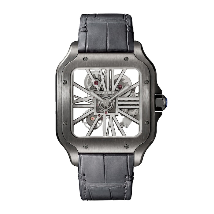 Santos De Cartier Skeleton Watch