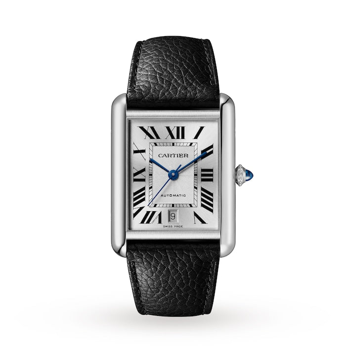 Tank Must, Extra-Large Model, Automatic Movement, Steel, Leather