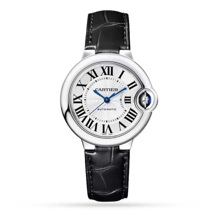 Ballon Bleu De Cartier Watch, 33mm, Mechanical Movement With Automatic Winding, Steel