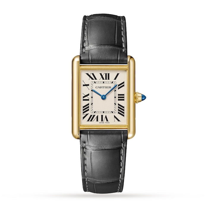 Tank Louis Cartier Watch, Large Model, Quartz Movement, Yellow Gold