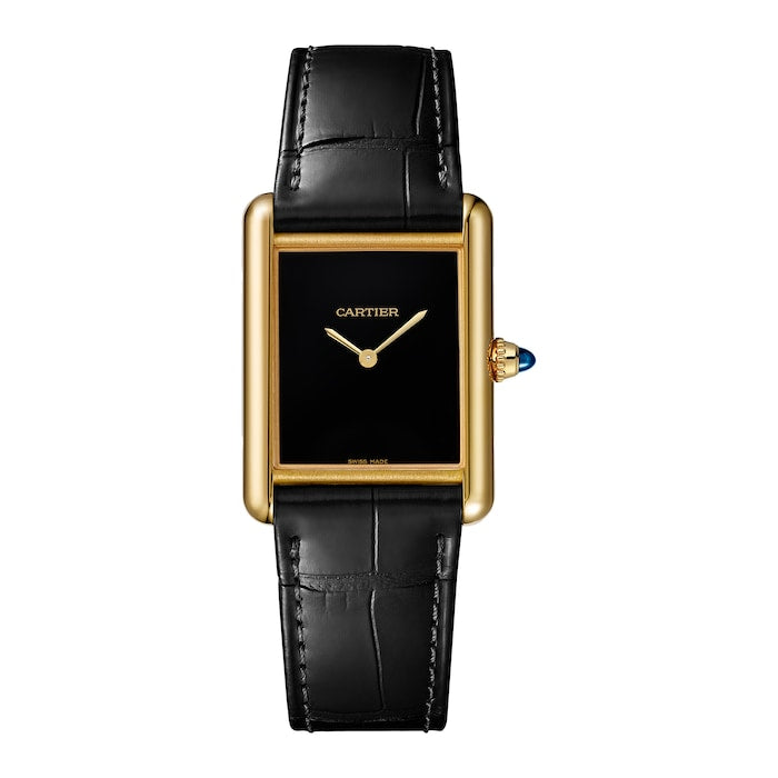 Tank Louis Cartier Watch, Large Model, Manufacture Mechanical Movement With Manual Winding, Case In Yellow Gold