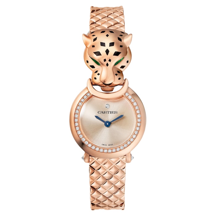 La Panthère Watch, 23.6 mm, Quartz Movement, Rose Gold