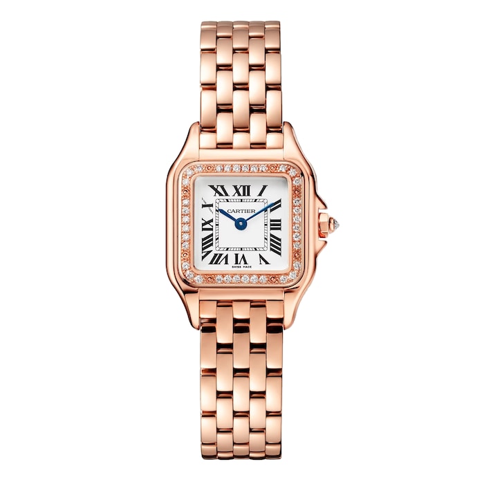 Panthère De Cartier Watch, Small Model, Quartz Movement, Case in 18K Rose Gold 