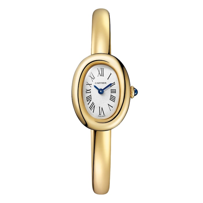 Baignoire De Cartier Watch, Mini Model, Size 16, Quartz Movement, Yellow Gold