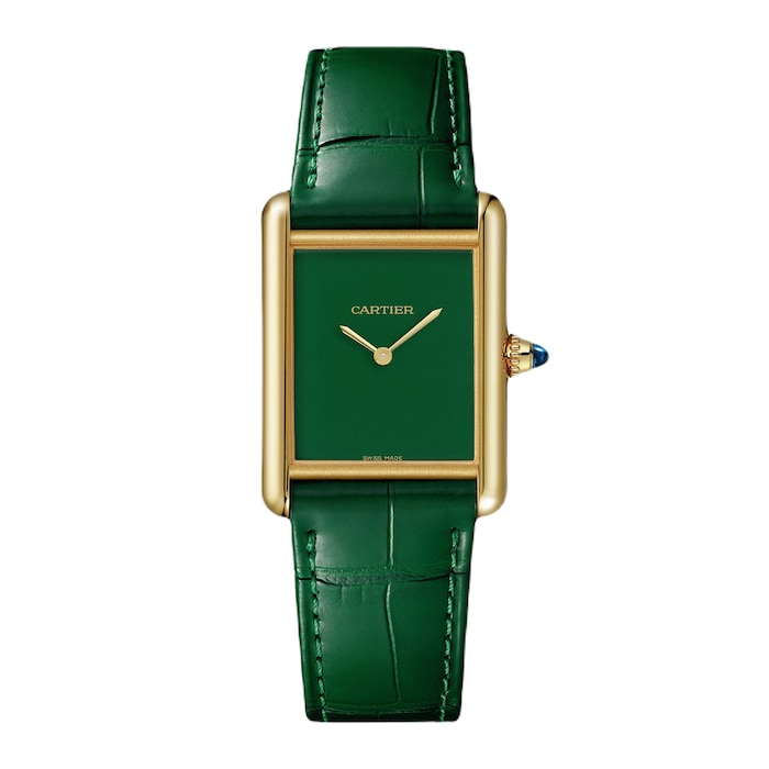 Tank Louis Cartier watch, large model, Manufacture mechanical movement with manual winding.