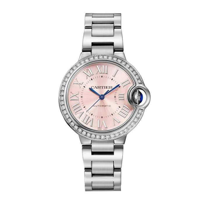 Ballon Bleu De Cartier Watch, 33mm, Automatic Winding, Steel Case