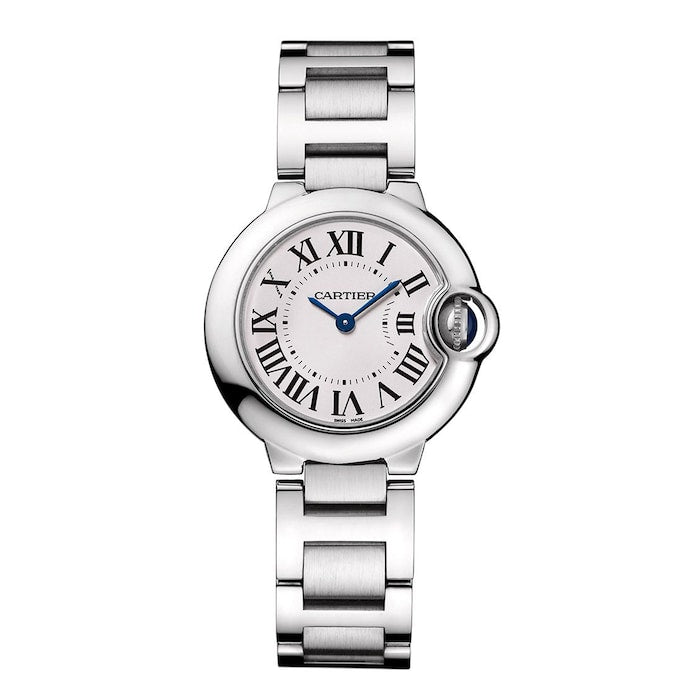 Ballon Bleu de Cartier Watch, 28mm, quartz movement, steel case