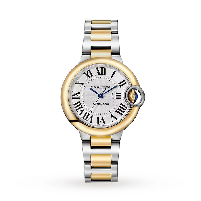 Ballon Bleu De Cartier Watch, 33mm, Automatic Winding, Steel Case