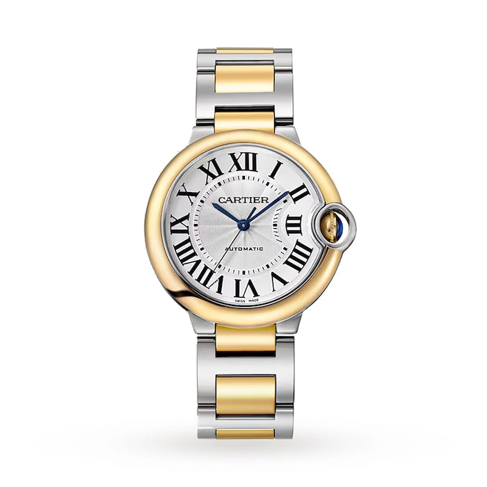 Ballon Bleu De Cartier Watch, 36mm, Automatic Winding, Steel Case