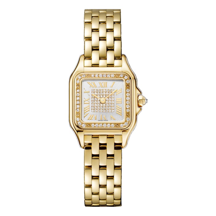 Panthère De Cartier Watch, Small Model, Quartz Movement, 18K Yellow Gold