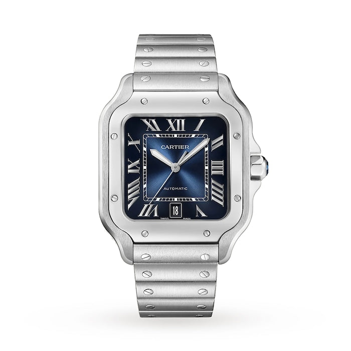 Santos De Cartier Watch, Large Model, Automatic Winding, Steel Case