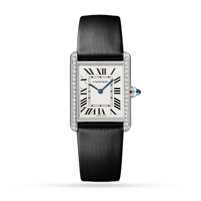 Tank Must Watch, Large Model, Quartz Movement, Steel, Diamonds