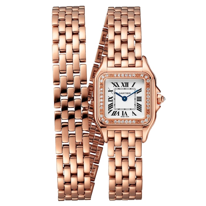Panthere De Cartier Watch, Small Model, Quartz Movement, Rose Gold