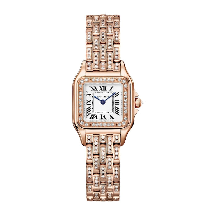 Panthere De Cartier Watch, Small Model, Quartz Movement, Rose Gold