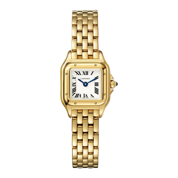 Panthère De Cartier Watch, Mini Model, Quartz Movement Yellow Gold