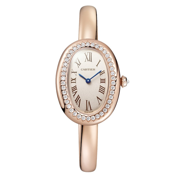 Baignoire De Cartier Watch, Small Model, Size 15, Quartz Movement, Rose Gold Case