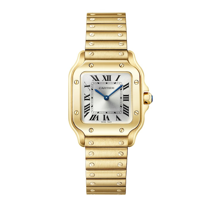 Santos De Cartier, Small Model, Quartz, Yellow Gold