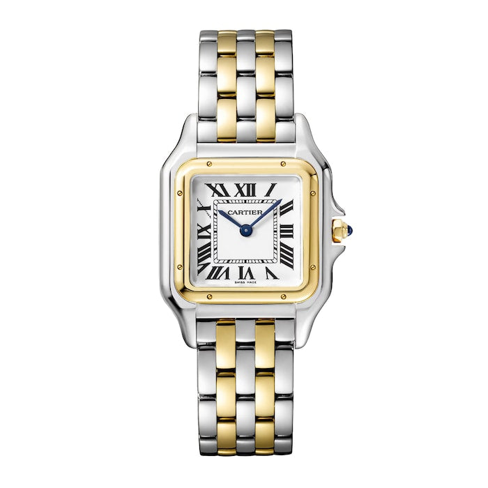 Panthere De Cartier Watch, Medium Model, Quartz Movement, Case In Yellow Gold