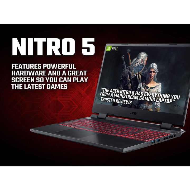 Acer Nitro 5, Intel Core i7, 16GB RAM, 512GB SSD, NVIDIA GeForce RTX 3050, 15.6 Inch Gaming Laptop, NH.QFJEK.007