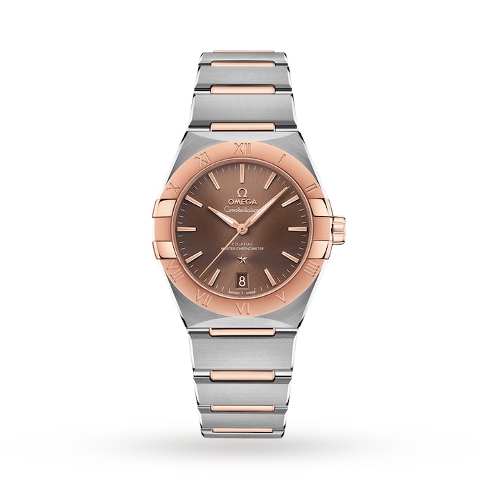 Constellation Co-Axial 36mm Mens Watch Brown