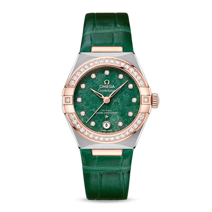 Constellation Co-Axial Master Chronometer 29mm Ladies Watch Green