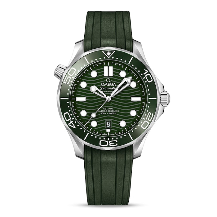 Seamaster Diver 300m Co-Axial Master Chronometer 42mm Mens Watch Green