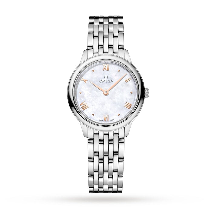 De Ville Prestige Quartz 27.5mm Ladies Watch White