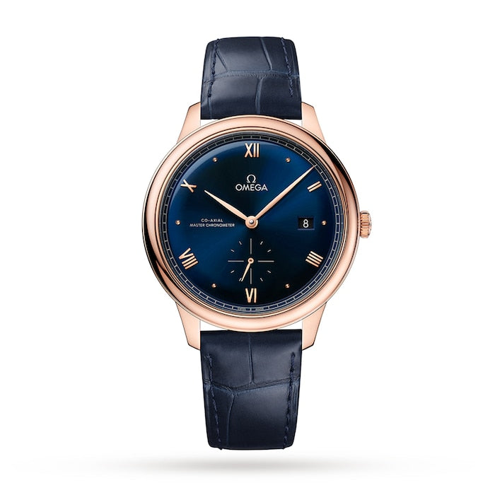 De Ville Prestige Co-Axial Master Chronometer Small Seconds 41mm Mens Watch Blue