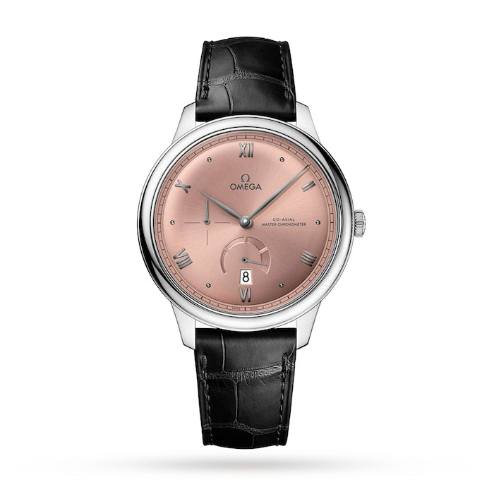 De Ville Prestige Co-Axial Master Chronometer Power Reserve 41mm Mens Watch Pink