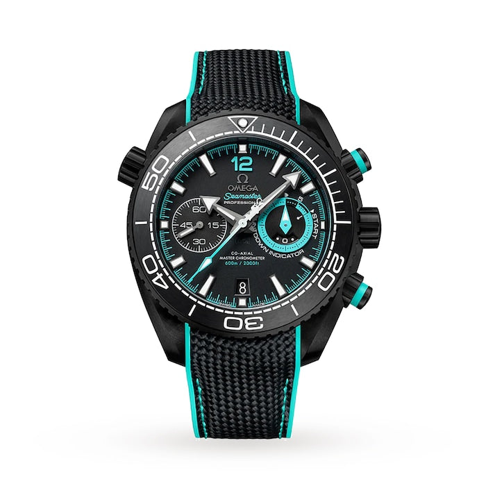 Seamaster Planet Ocean 600m Co-Axial Master Chronometer Chronograph 45.5mm ETNZ Deep Black Mens Watch