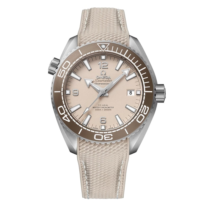 Seamaster Planet Ocean 600M 43.5mm Mens Watch Beige
