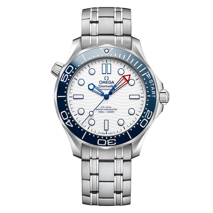 Seamaster Diver Americas Cup 300m 42mm Mens Watch White