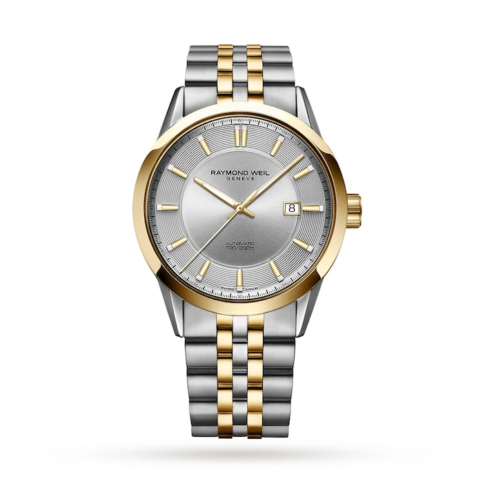 Freelancer Mens Classic Two-tone Automatic Date Watch 42mm