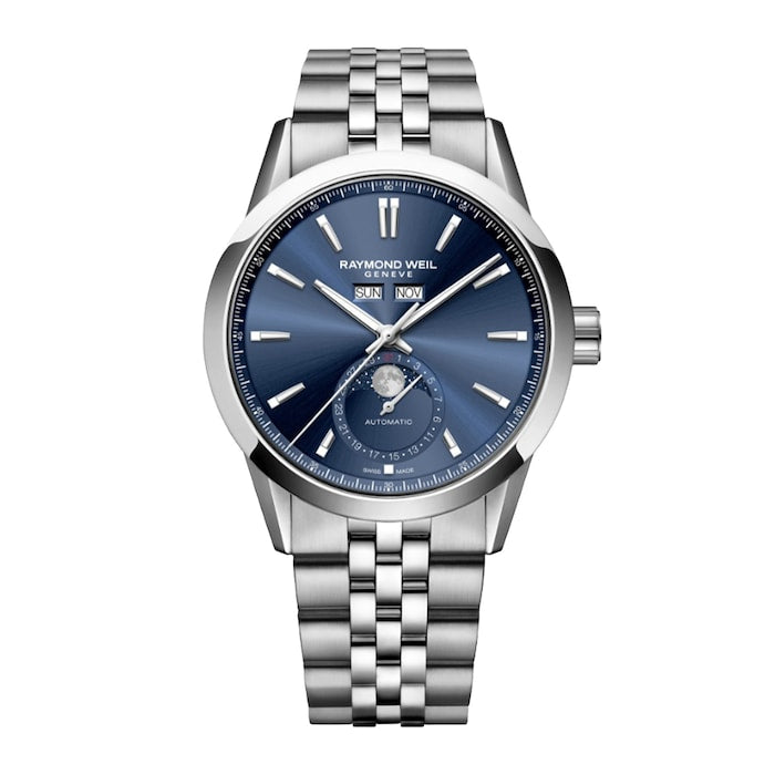 Freelancer Complete Calendar 40mm Mens Watch Blue