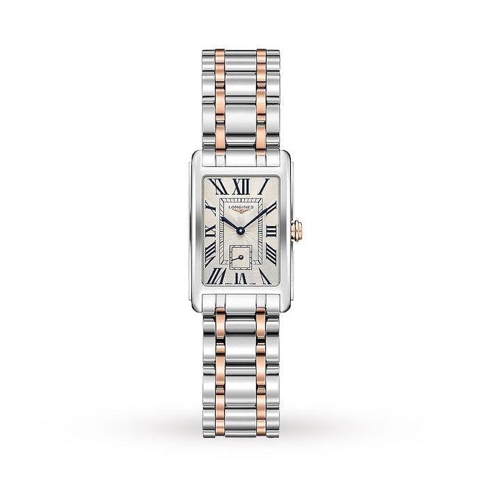 DolceVita 21mm Stainless Steel with 18k Pink Gold Ladies Watch
