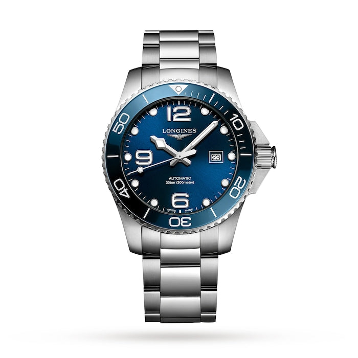HydroConquest 43mm Mens Watch Blue