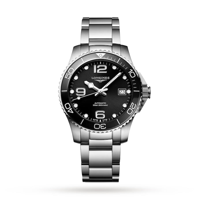 HydroConquest 39mm Mens Watch Black