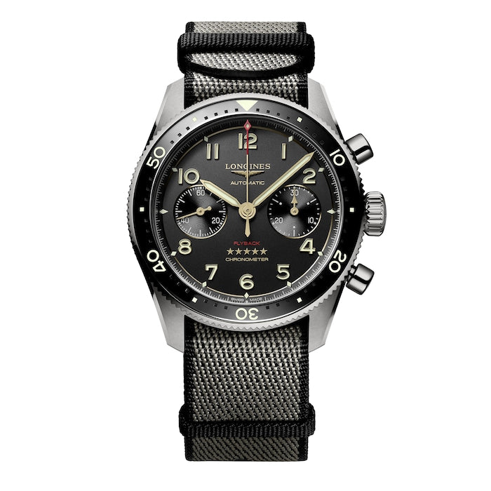 Spirit Flyback Automatic 42mm Mens Watch Black