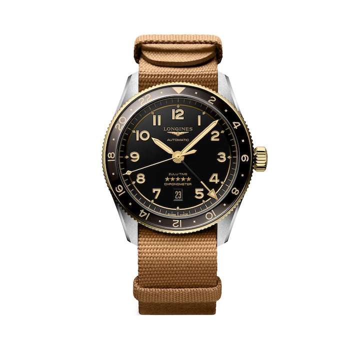 Spirit Zulu Time 42mm Mens Watch Black