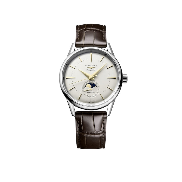 Flagship Elegant 38.5mm Mens Watch Silver